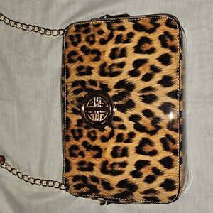 JCH Collection Leopard Animal Print Crossbody NWOT